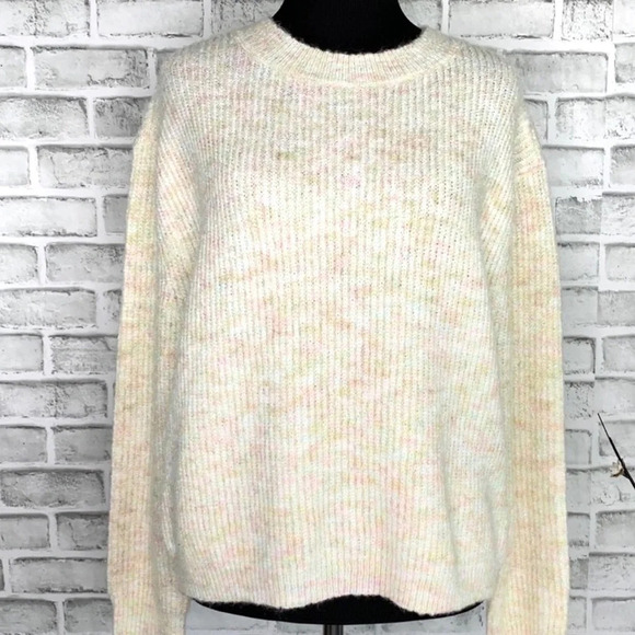 BP Nordstrom Marl Knit Pullover Sweater Pastel M - Picture 7 of 10